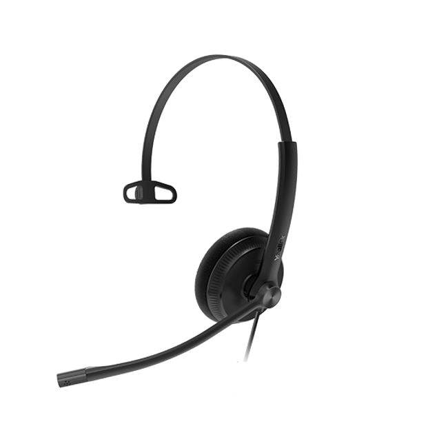 Yealink YHS34 Mono Wired Headset with QD to RJ Port, Wideband Noise-Canceling Headset, Monaural Ear, RJ9, QD Cord, Leather Ear Piece, Hearing Protecti Yealink YHS34 Mono Wired Headset with QD to RJ Port, Wideband Noise-Canceling Headset, Monaural Ear, RJ9, QD Cord, Leather Ear Piece, Hearing Protecti